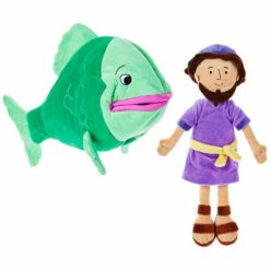 Hallmark Jonah And The Big Fish Stuffed Doll Set