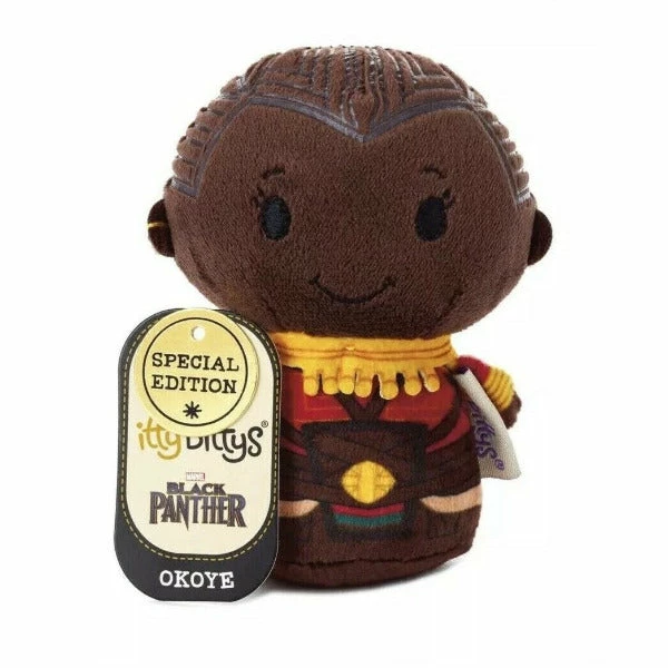 Hallmark Itty Bittys® Marvel Black Panther OKOYE Special Edition Plush 3 Hallmark Itty Bittys® Marvel Black Panther OKOYE Special Edition Plush