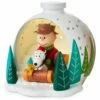 Hallmark Peanuts® Charlie Brown, Snoopy And Woodstock On Sled Light-Up Figurine, 4.6" -Hallmark Shop 0001XKT2466
