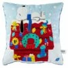 Hallmark Peanuts® Snoopy's Doghouse Holiday Throw Pillow, 16x16 -Hallmark Shop 0001XKT2469