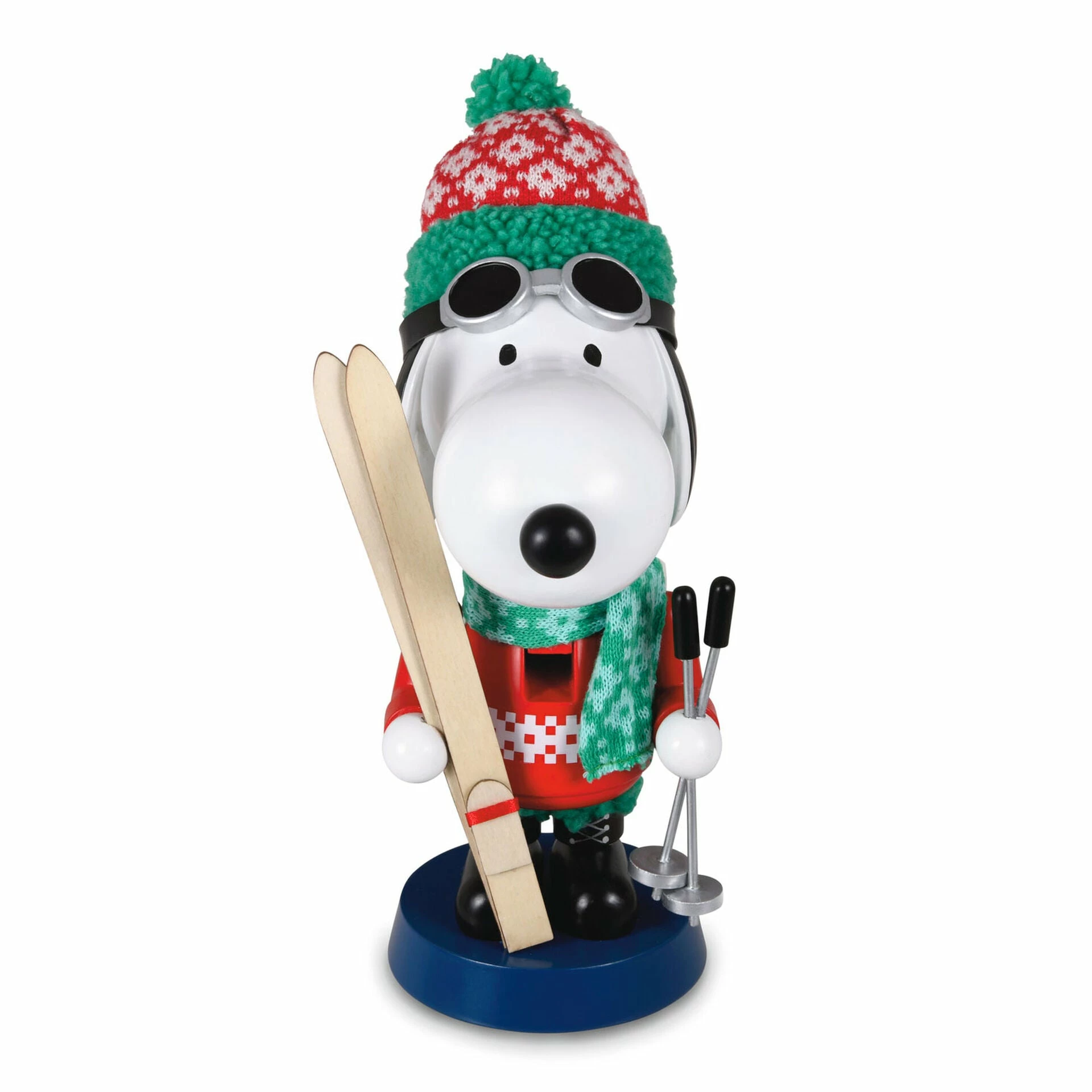 Hallmark Peanuts® Ski Lodge Snoopy Holiday Nutcracker Figurine, 9" 3 Hallmark Peanuts® Ski Lodge Snoopy Holiday Nutcracker Figurine, 9"