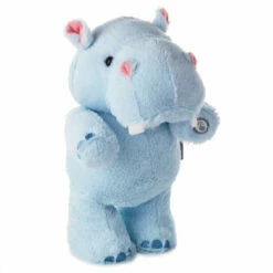 Hallmark Shop 31 Hallmark Hug 'n' Sing Tootin' Hippo Singing Stuffed Animal With Motion, 10"