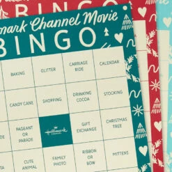 Hallmark Channel Movie Bingo Game Pad -Hallmark Shop Hallmark Channel Bingo TearOff Game Pad 1XKT3502 04