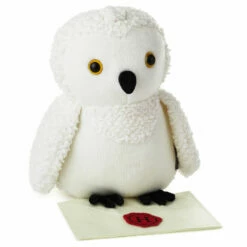 Hallmark Harry Potter™ Hedwig™ Stuffed Animal, 9" -Hallmark Shop Harry Potter Hedwig Owl Knitted Stuffed Animal 1BBY4812 03