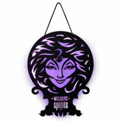 Hallmark Disney The Haunted Mansion Madam Leota Lighted Hanging Sign, 11x16 9 Hallmark Disney The Haunted Mansion Madam Leota Lighted Hanging Sign, 11x16 -Hallmark Shop Haunted Mansion Madame Leota Metal Sign With Light 1HGN1503 04