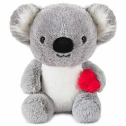 Hallmark Shop 11 Hallmark Be There When You Can’t Recordable Koala Stuffed Animal With Heart, 11”