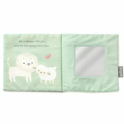 Hallmark The Lion And The Lamb: A Touch & Feel Book About God's Love Cloth Book -Hallmark Shop Lion and Lamb Touch Feel Soft Plush Cloth Book 1BBY4854 05