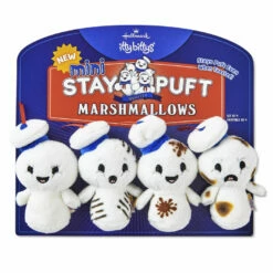 Hallmark Itty Bittys® Ghostbusters: Afterlife™ Mini Stay Puft Marshmallows Plush, Set Of 4 -Hallmark Shop Mini Stay Puft Marshmallows Ghostbusters Afterlife itty bittys 1KDD1890 03