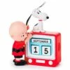 Hallmark Peanuts® Charlie Brown And Snoopy Perpetual Calendar TV Set Figurine -Hallmark Shop Peanuts Charlie Brown Snoopy TV Set Perpetual Calendar 1PAJ3514 01
