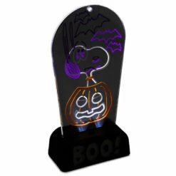 Hallmark Peanuts® Snoopy Boo! Light-Up Sign 7 Hallmark Peanuts® Snoopy Boo! Light-Up Sign -Hallmark Shop Peanuts Snoopy Boo LightUp Sign 1HGN1517 03
